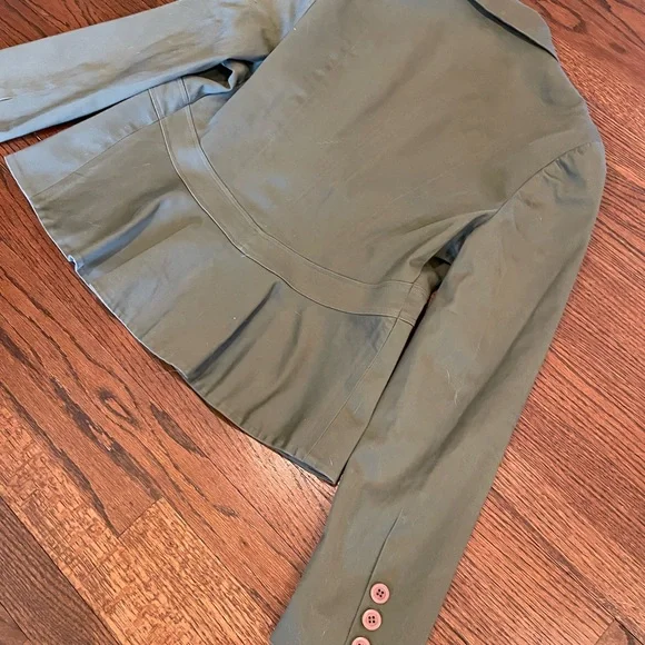 Womans khaki blazer - Picture 5 of 10